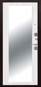 Дверь с зеркалом №60 с отделкой МДФ ПВХ - фото №2