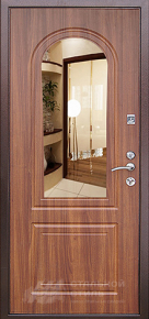 Дверь с зеркалом №2 с отделкой МДФ ПВХ - фото №2